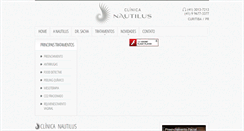 Desktop Screenshot of clinicanautilus.com.br